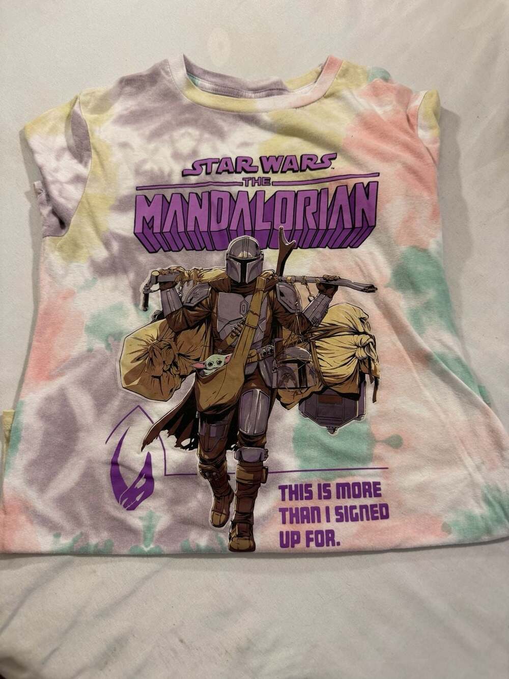 Kids Star Wars Mandalorian 'This Is More Than I Signed Up For Graphic T-Shirt